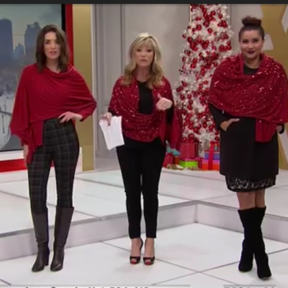 Iman Global Chic Luxe Knit Wraps Bundle of TWO - NWT